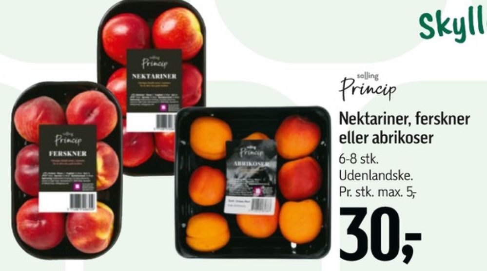 Salling Princip, Abrikoser