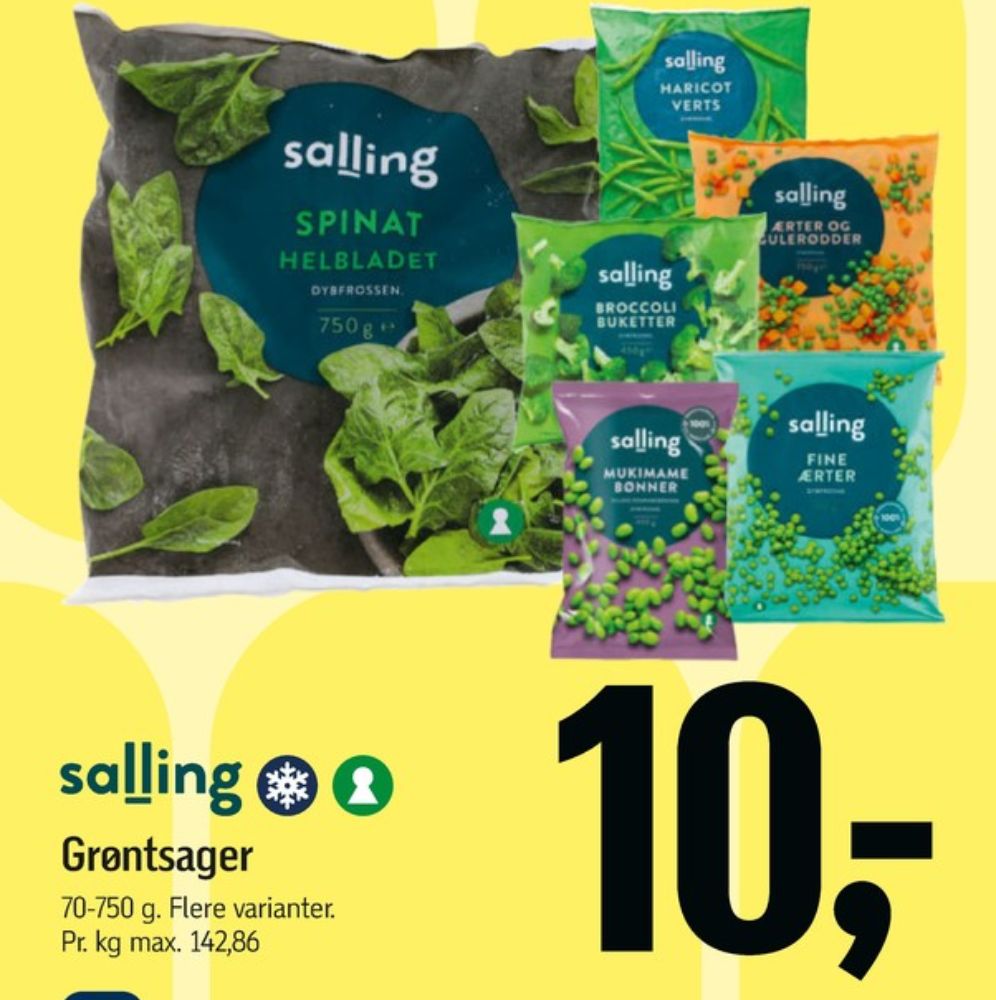 Salling, Ærter & Gulerødder