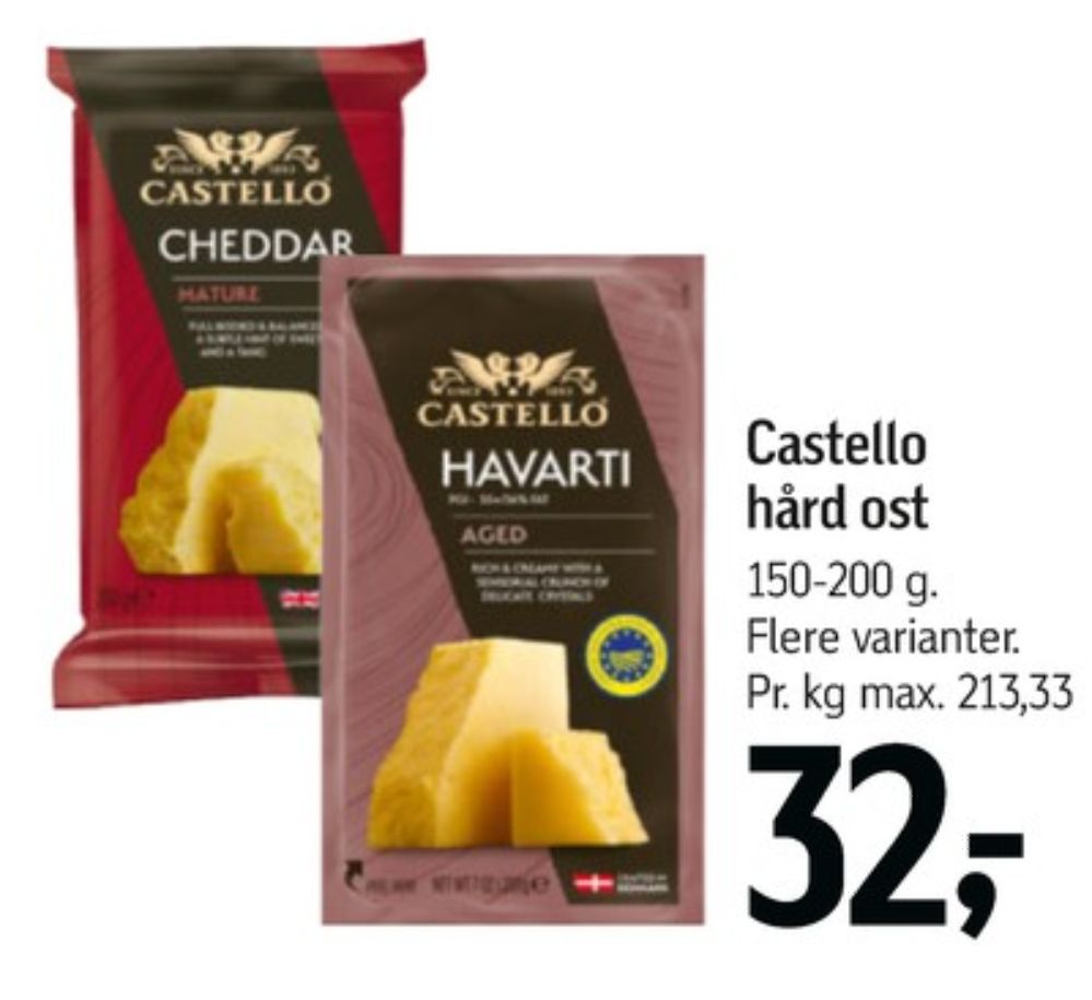 Castello, Havarti