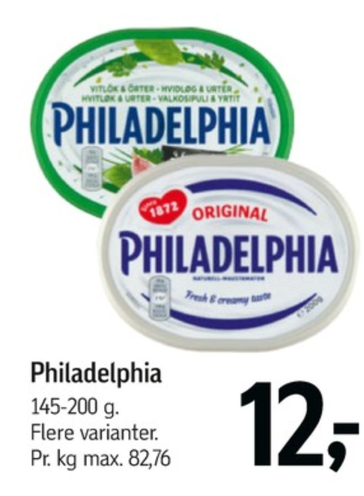 Philadelphia, Flødeost Original