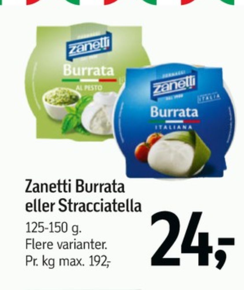 Zanetti, Burrata Italiana