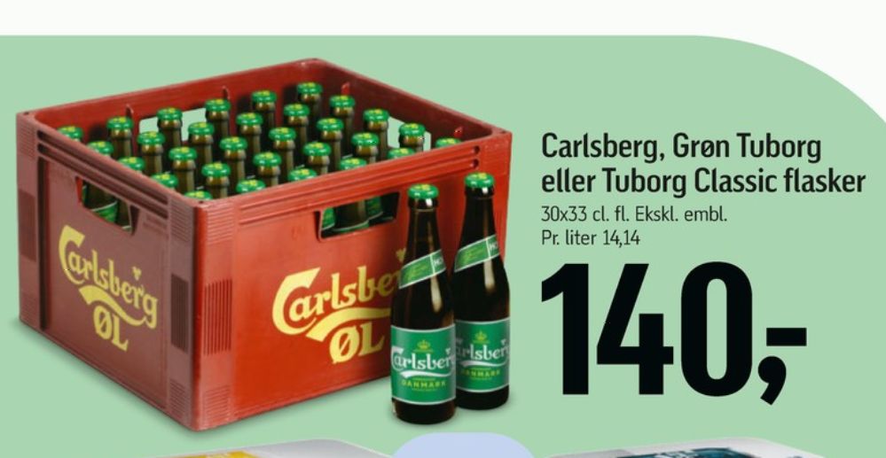 Tuborg Classic, Øl