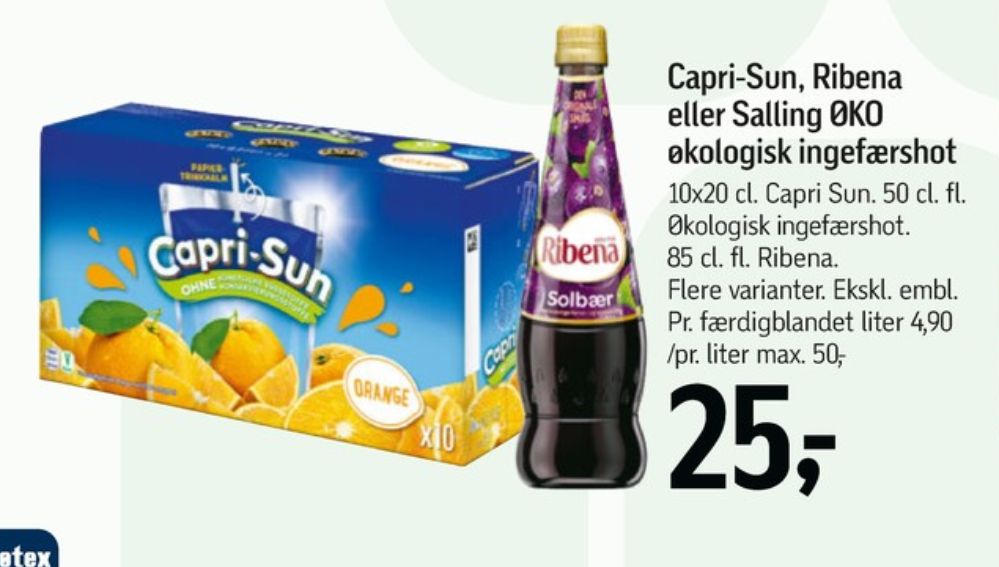 Ribena, Solbær Frugtsaft