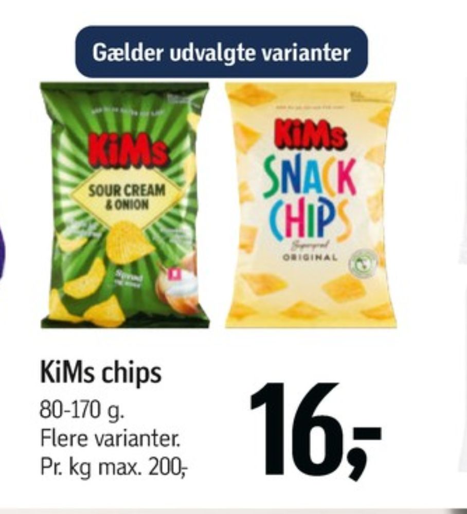 Kims, Sour Cream & Onion Chips