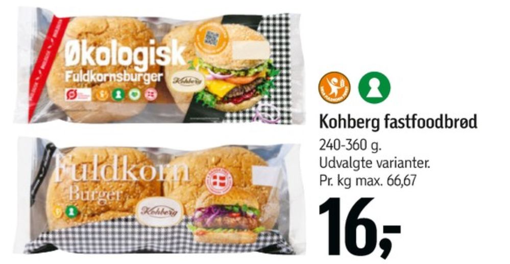 Kohberg, Burgerboller Fuldkorn