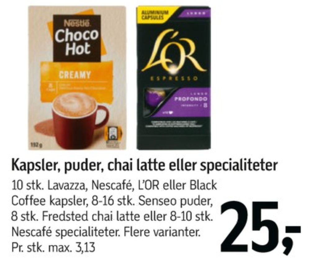 LavAzza Qualita Oro, Kaffekapsler