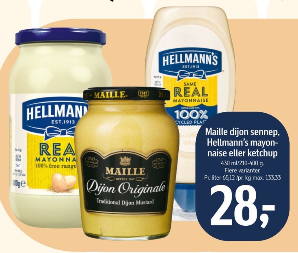 Hellmanns, Real Mayonnaise