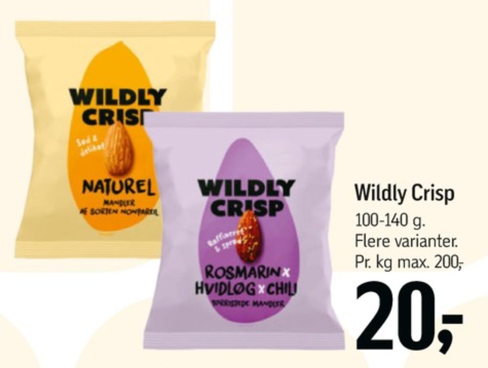 Wildly Crisp, Mandler Naturel