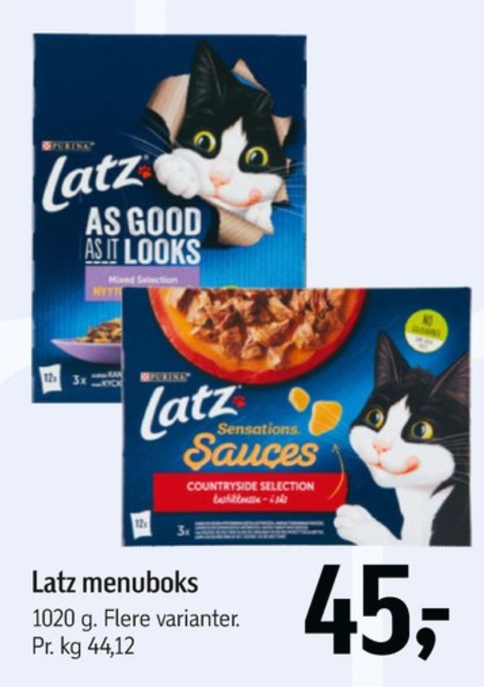 Purina Latz, Kattefoder