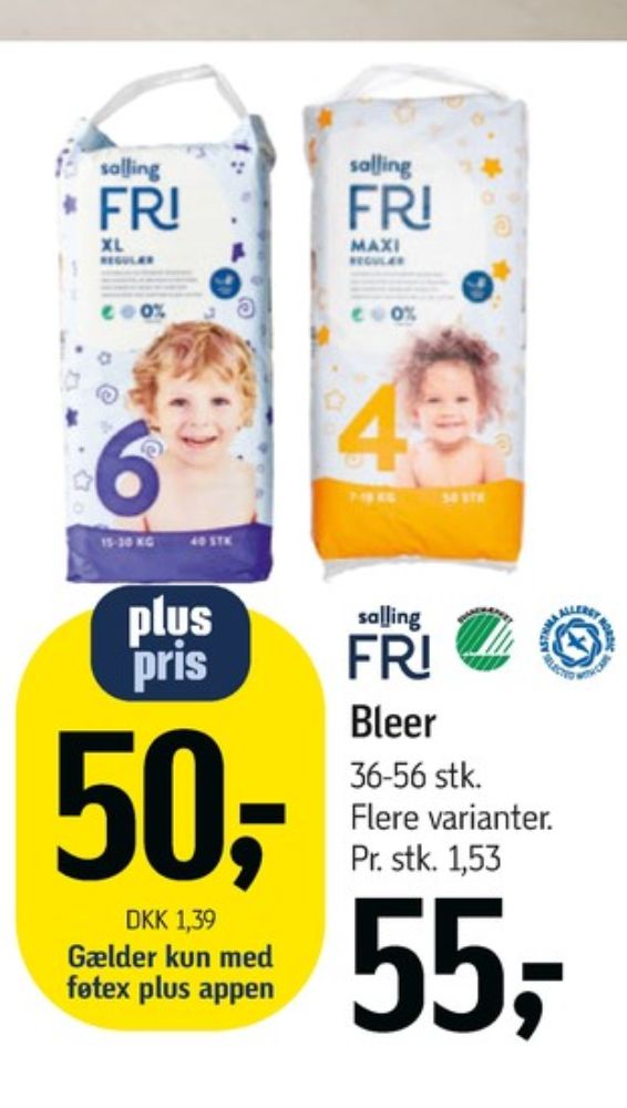 Salling Fri Maxi, Bleer str 4 7-18 kg