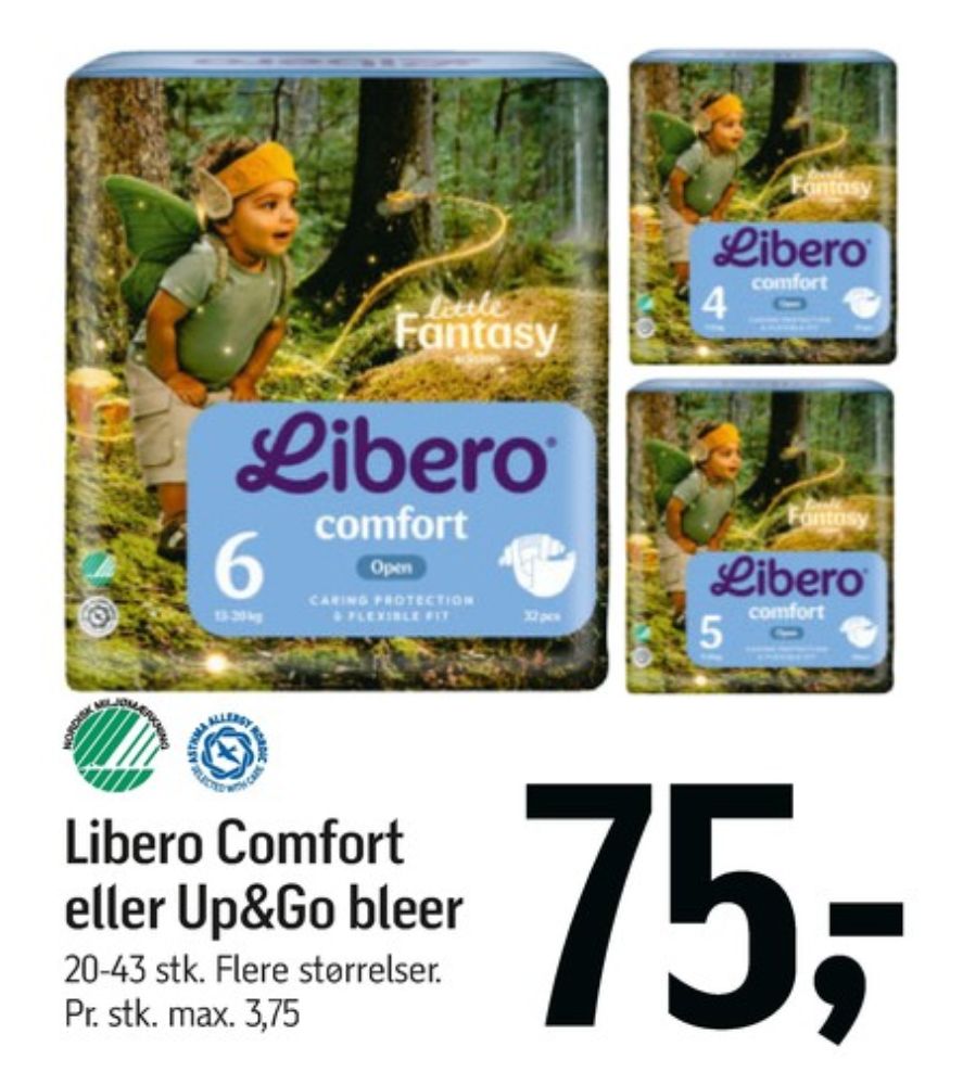 Libero Comfort, Bleer str 3 5-8 kg