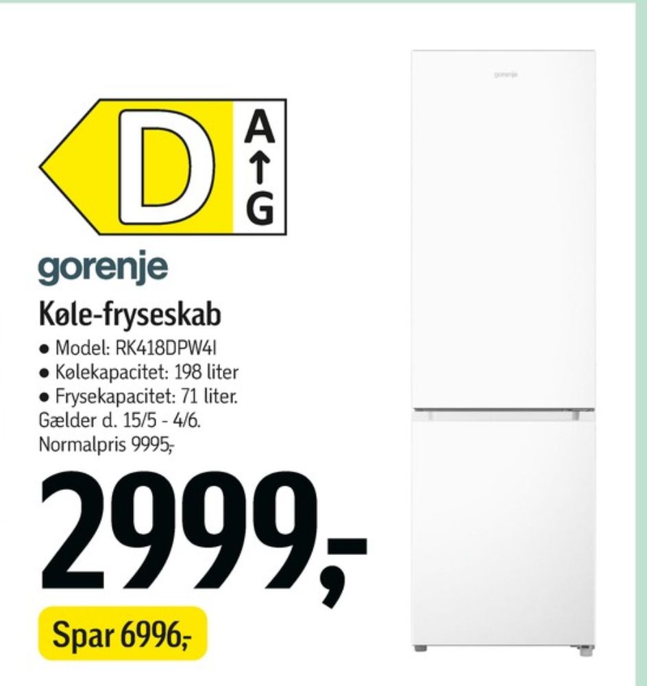 Gorenje, Køle/Fryseskab