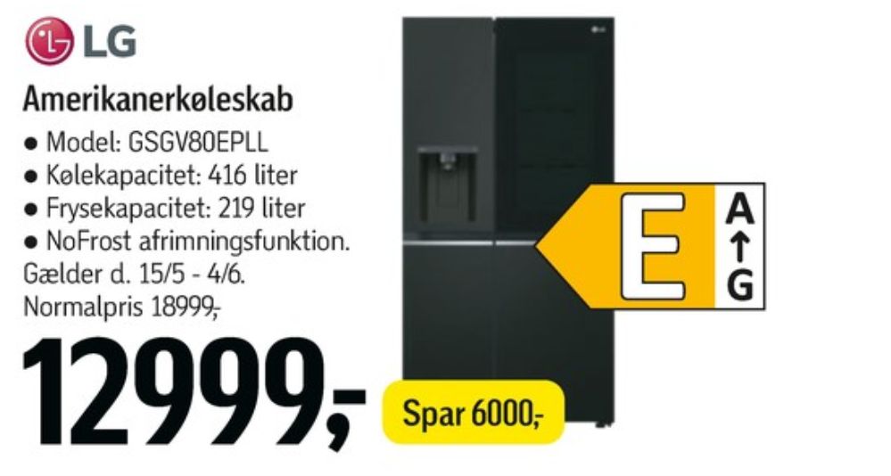 LG, Køle/Fryseskab
