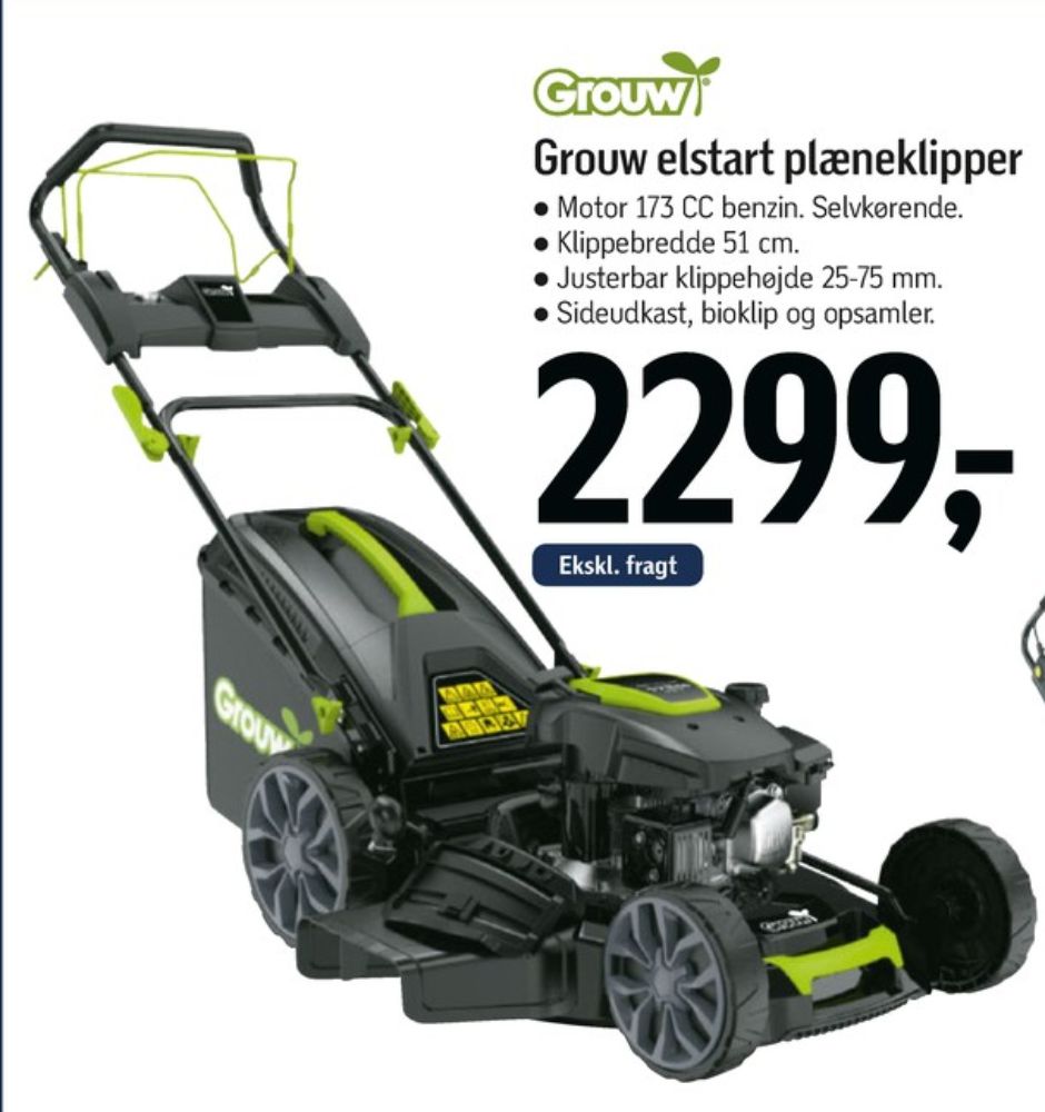 Grouw, Plæneklipper