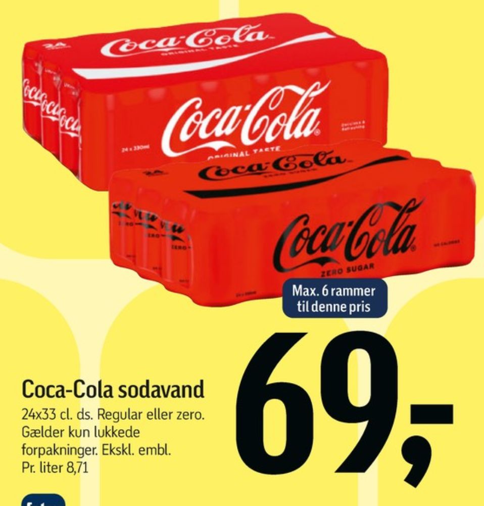 Coca Cola Zero, Cola 24 pk.
