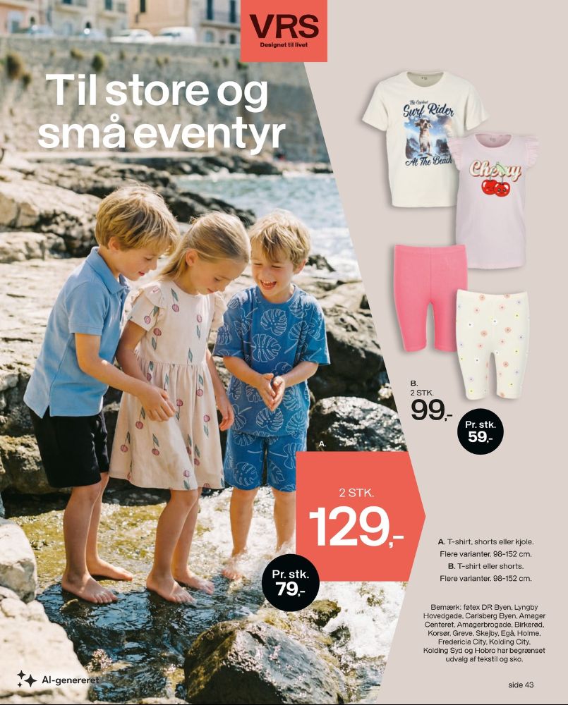 VRS Kids, T-shirt