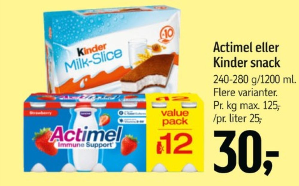 Danone Actimel, Drikkeyoghurt Skovbær