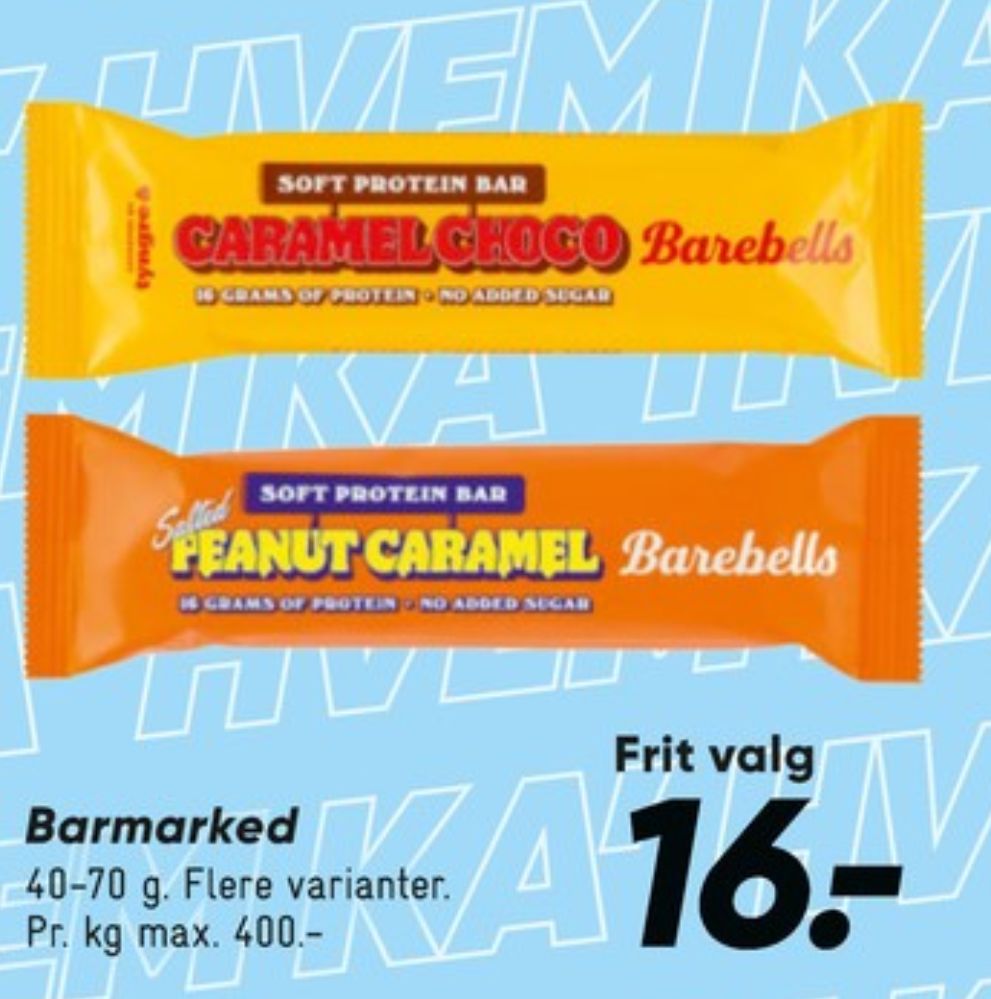 Barebells, Caramel Choco Proteinbar