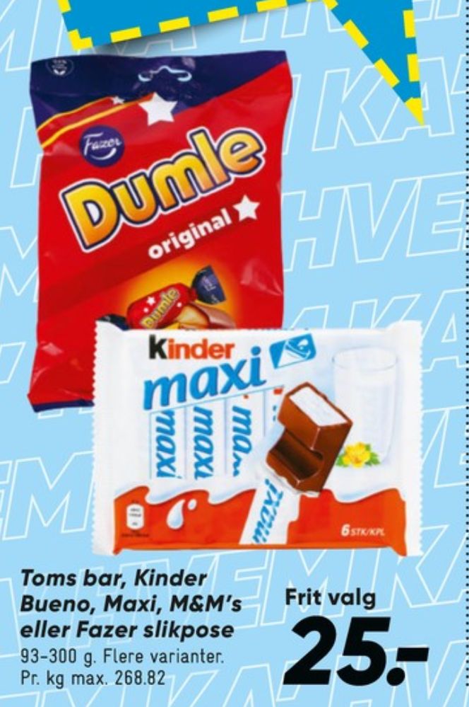 Toms, Chokoladebar