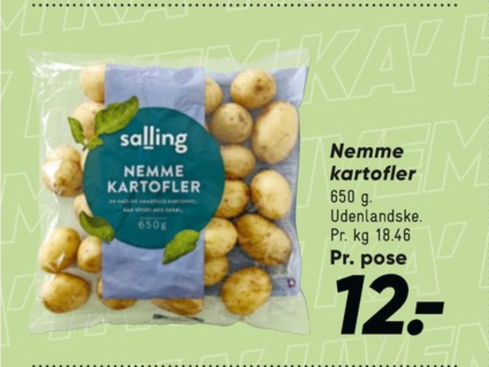 Salling, Kartofler