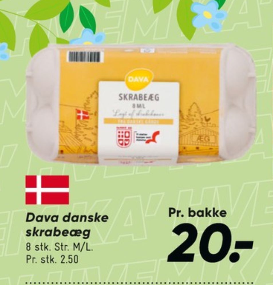 DAVA Foods, Skrabeæg M/L