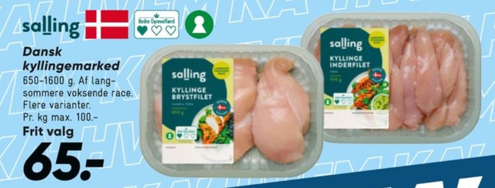 Salling, Kyllingebrystfilet