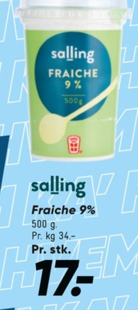 Salling, Creme Fraiche 9 %