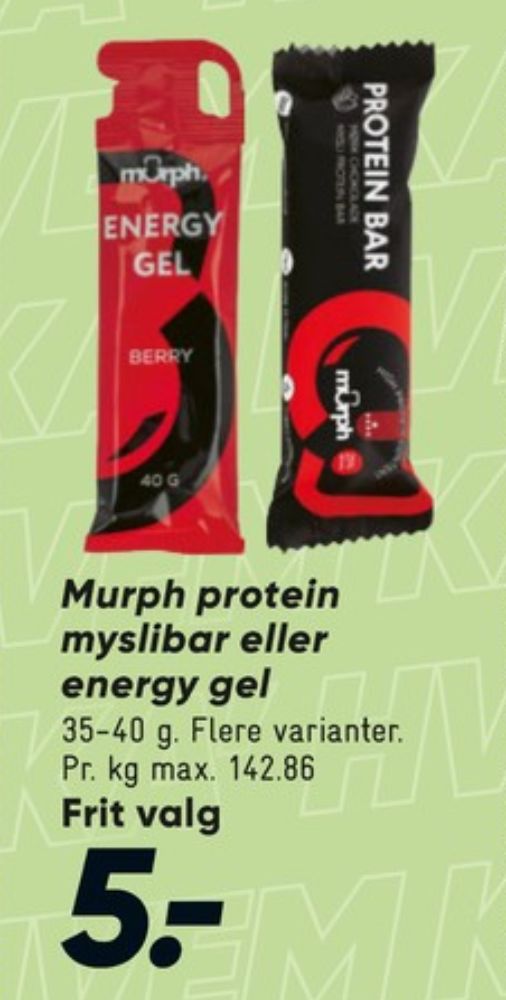 Murph, Proteinbar Mørk Chokolade