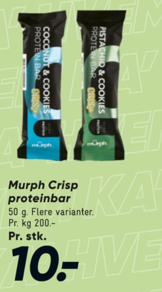 Murph, Coconut & Cookies Crisp Proteinbar