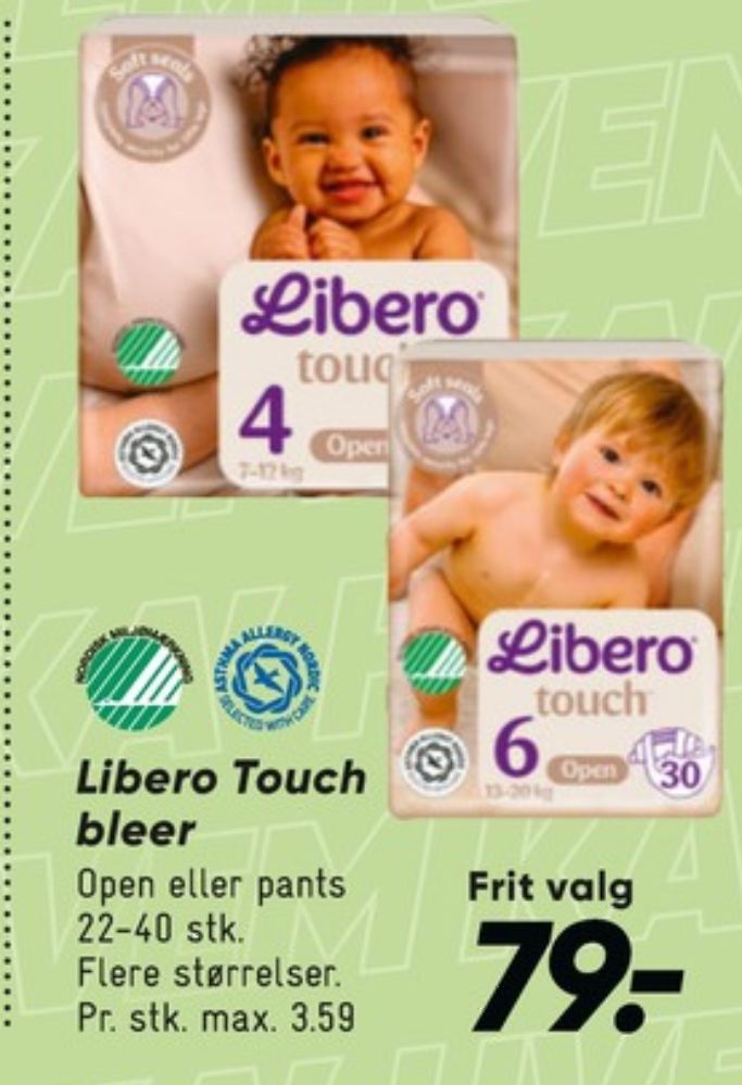 Libero Touch, Bleer str 3 5-8 kg