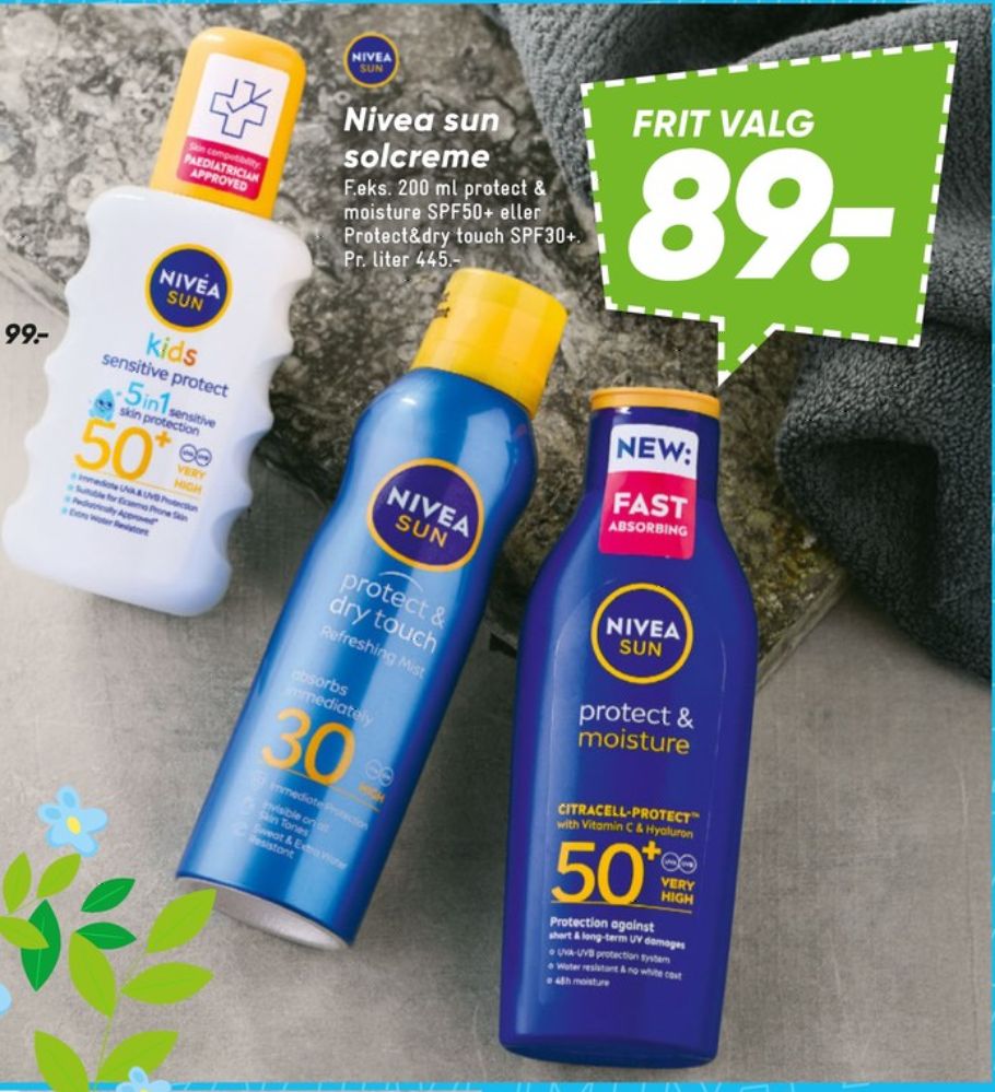 Nivea, Solcreme