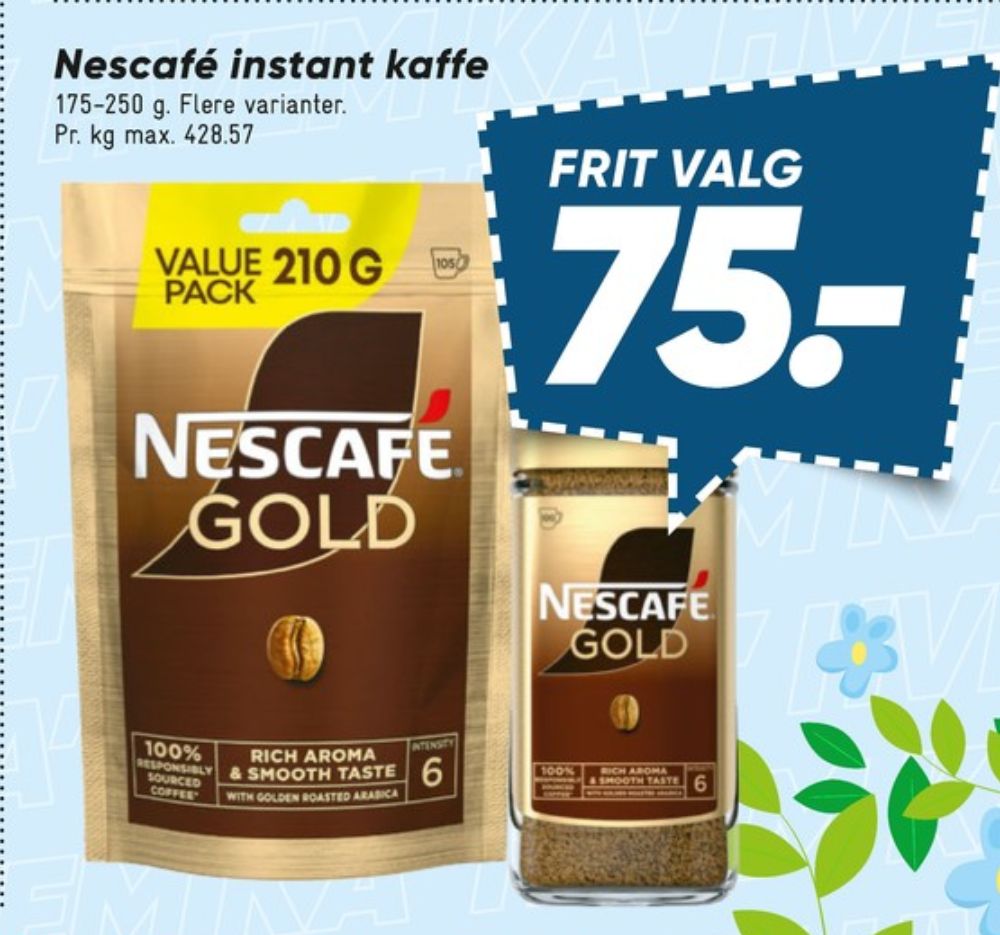 Nescafe Gold, Instant Kaffe