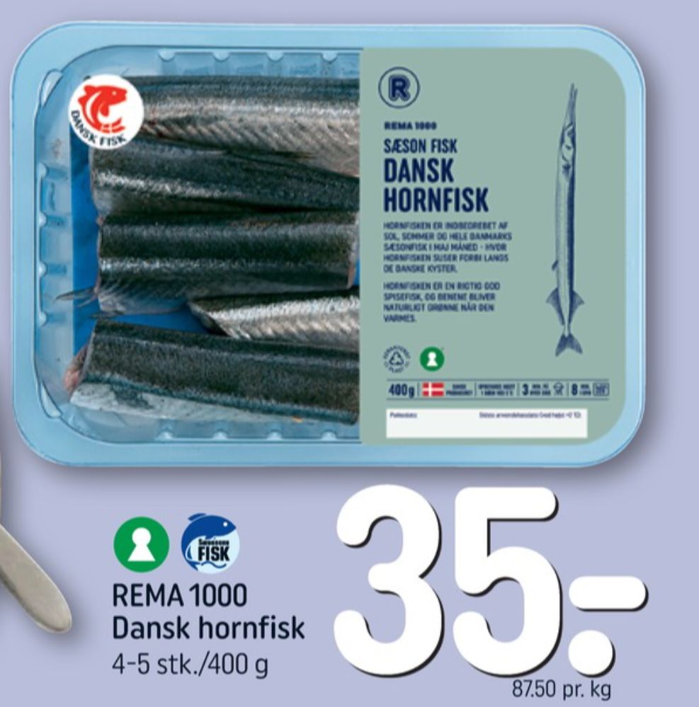 Rema 1000, Hornfisk