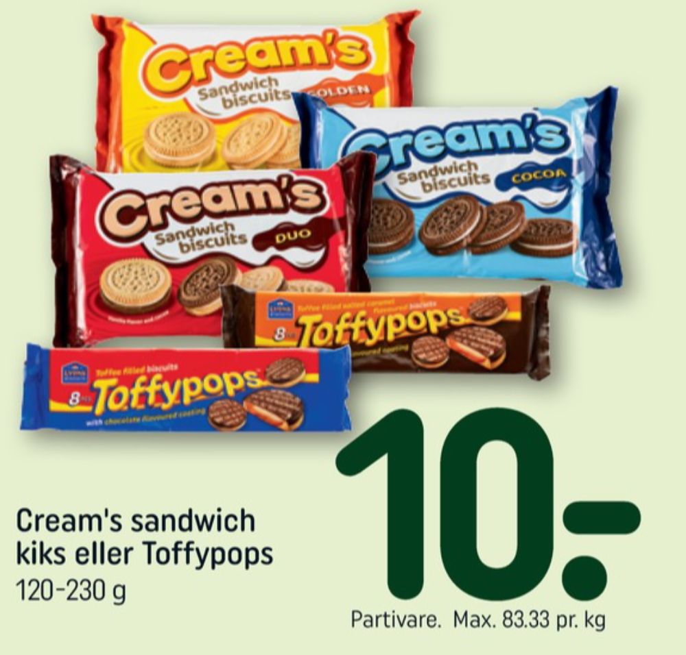Nordthy, Cream's Sandwich Biscuits