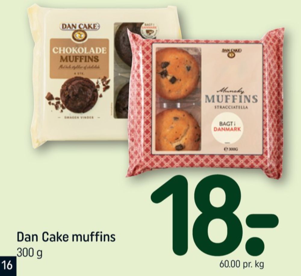 Dan Cake, Chokolademuffins