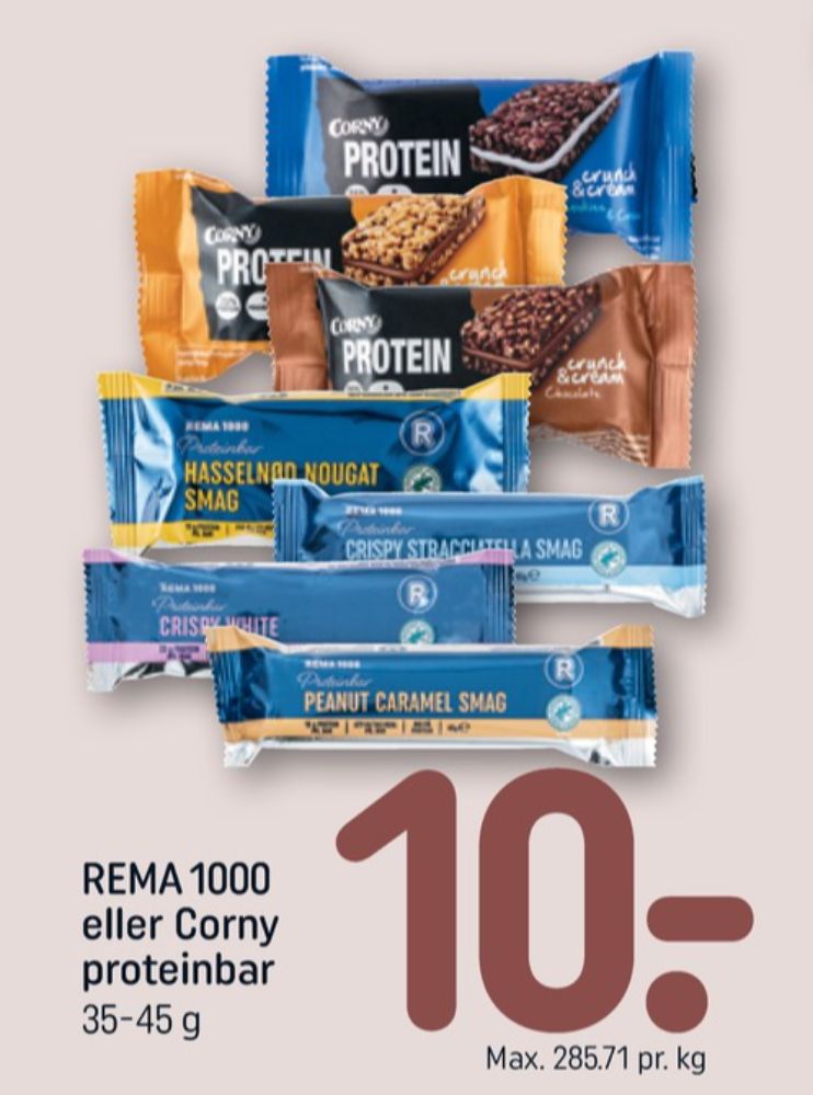 Rema 1000, Crispy White Proteinbar