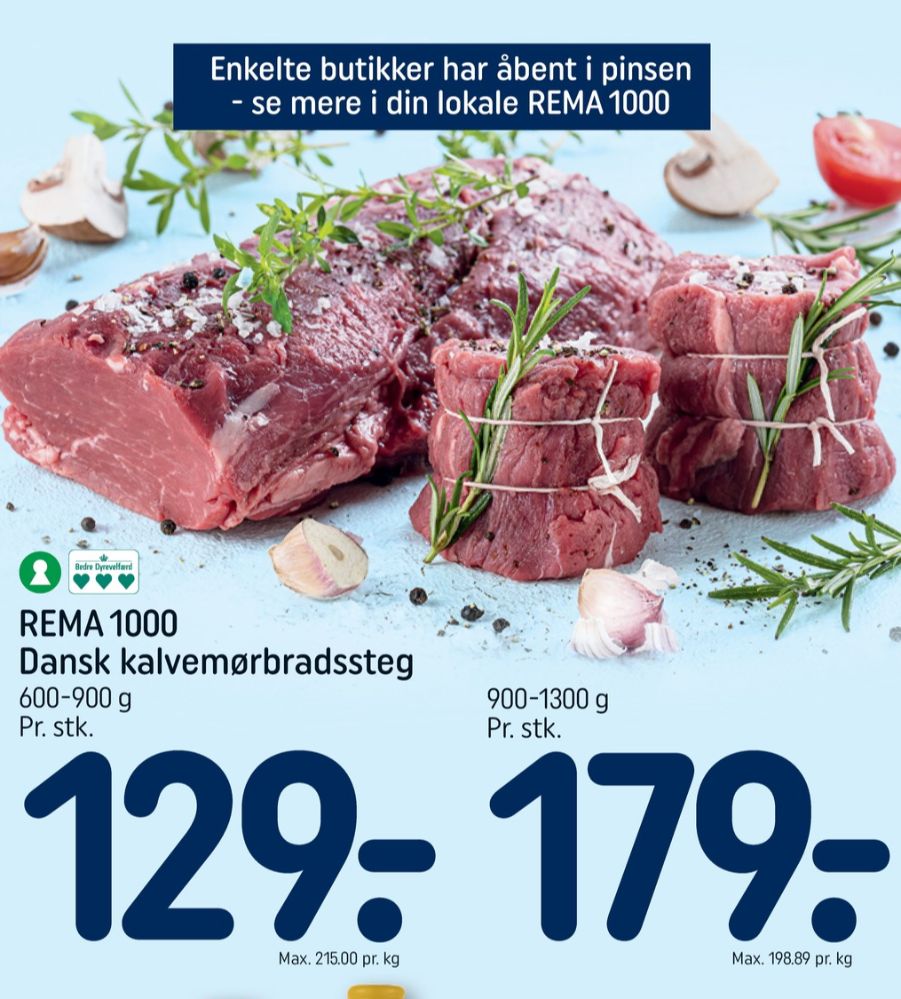 Rema 1000, Kalvemørbrad