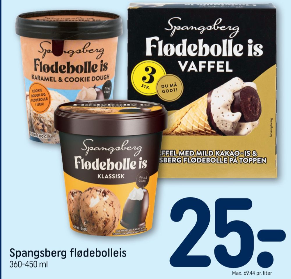 Spangsberg, Flødebolle Isvaffel