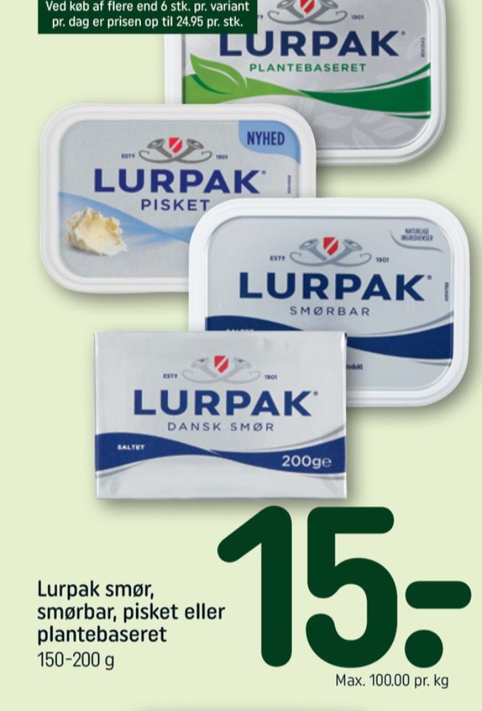 Lurpak, Smørbar