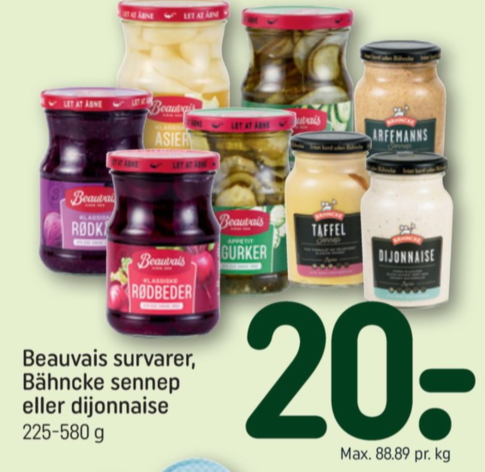 Beauvais, Rødbeder-syltet