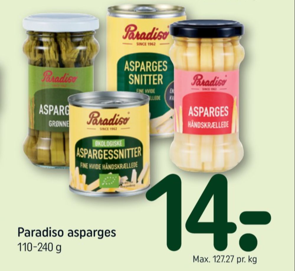 Paradiso, Asparges