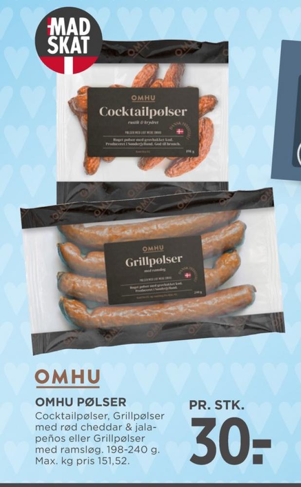 OMHU, Cocktailpølser