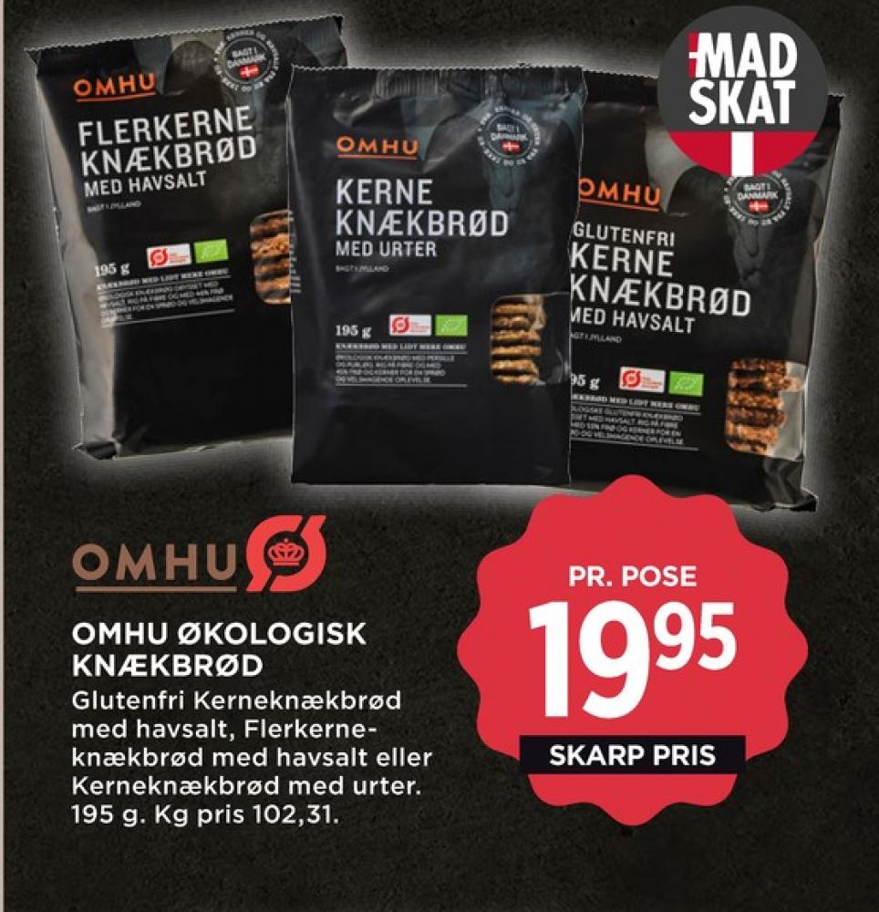 OMHU, Flerkerneknækbrød med Havsalt
