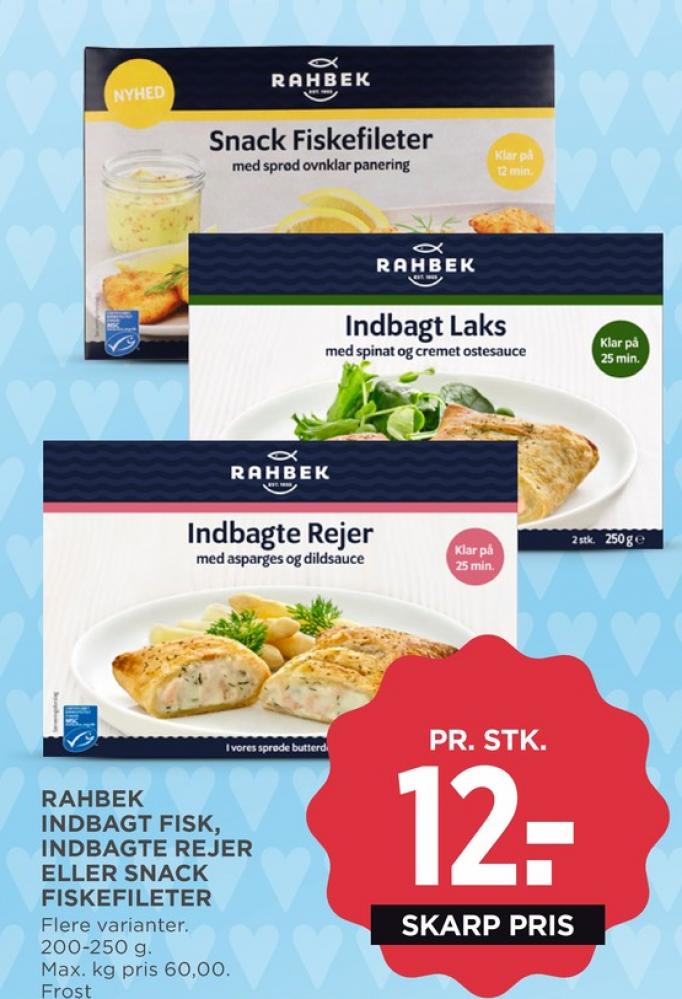 Rahbek, Indbagte Rejer med Asparges og Dildsauce