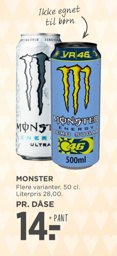 Monster Ultra Energy, Energidrik