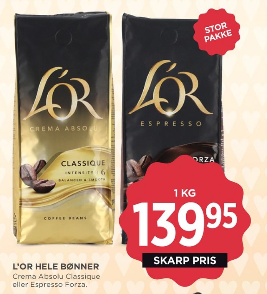 LOR Espresso Forza, Kaffebønner