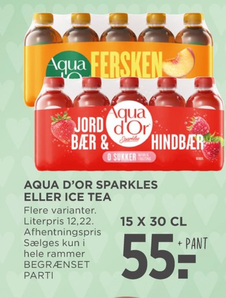 Aqua d'Or Fersken, Ice Tea Fersken 15 pk.
