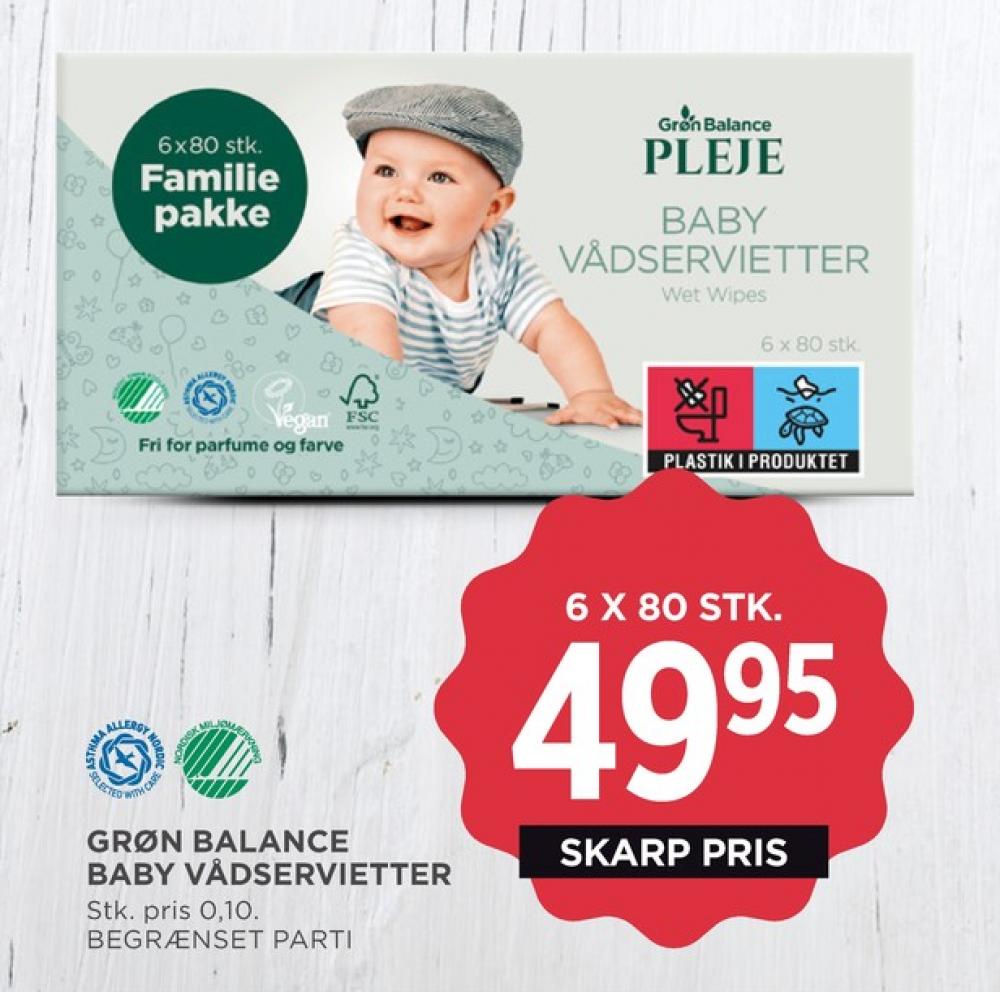 Grøn Balance, Vådservietter
