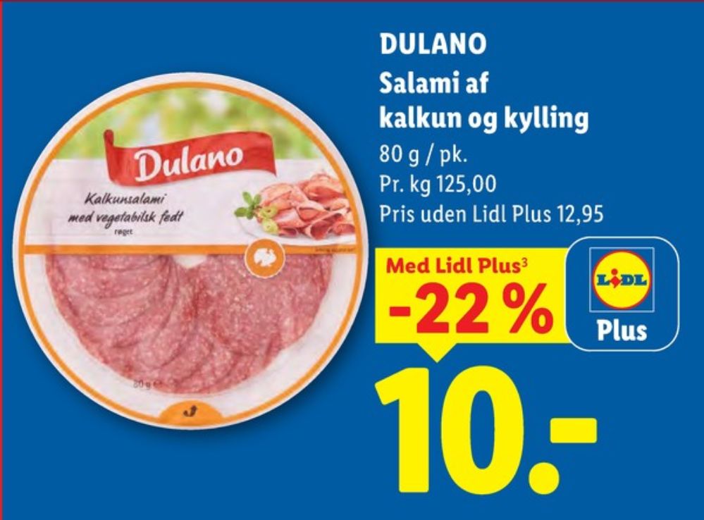 Dulano, Kalkunsalami