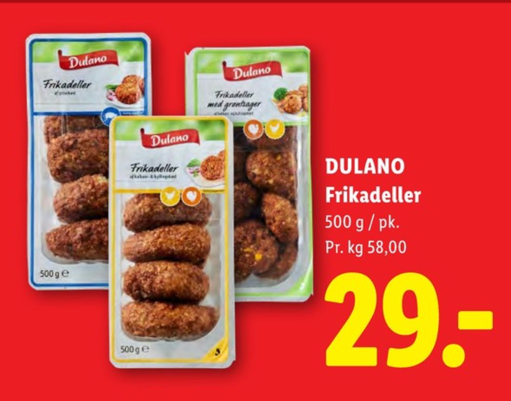 Dulano, Frikadeller